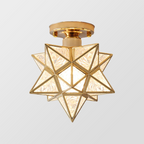 Geometric Star Ceiling Light – E27 – view 2 | BROKLEN