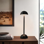 Rechargeable Cordless LED Table Lamp with Dome Shade & Touch Dimmer – view 2 | BROKLEN