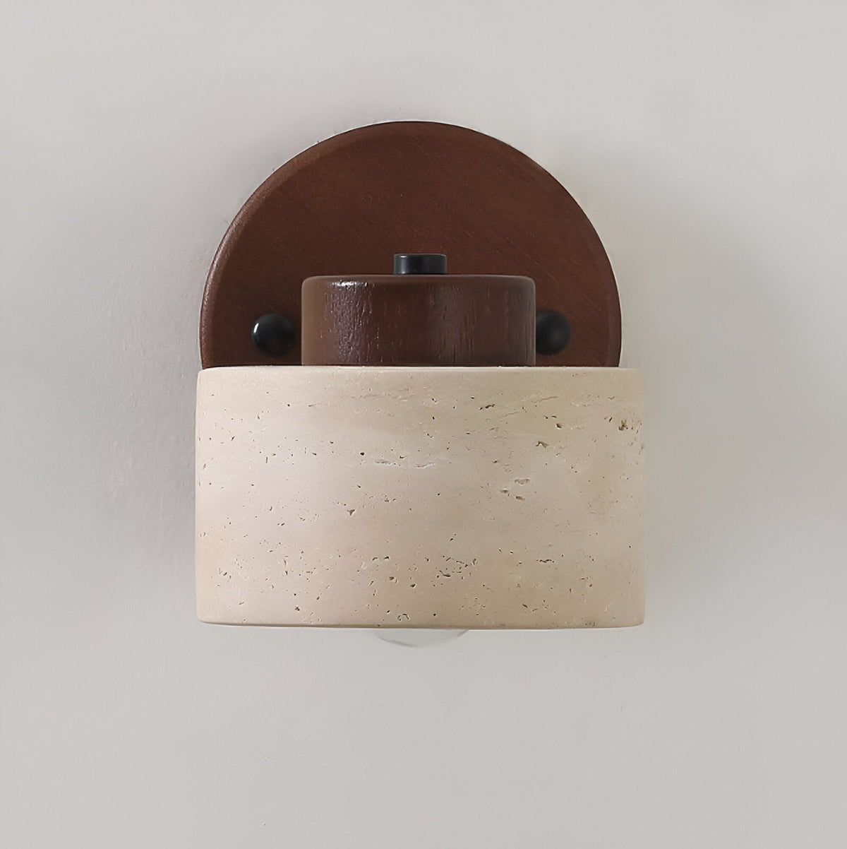 Minimalist Adjustable Travertine Wall Light – view 9 | BROKLEN