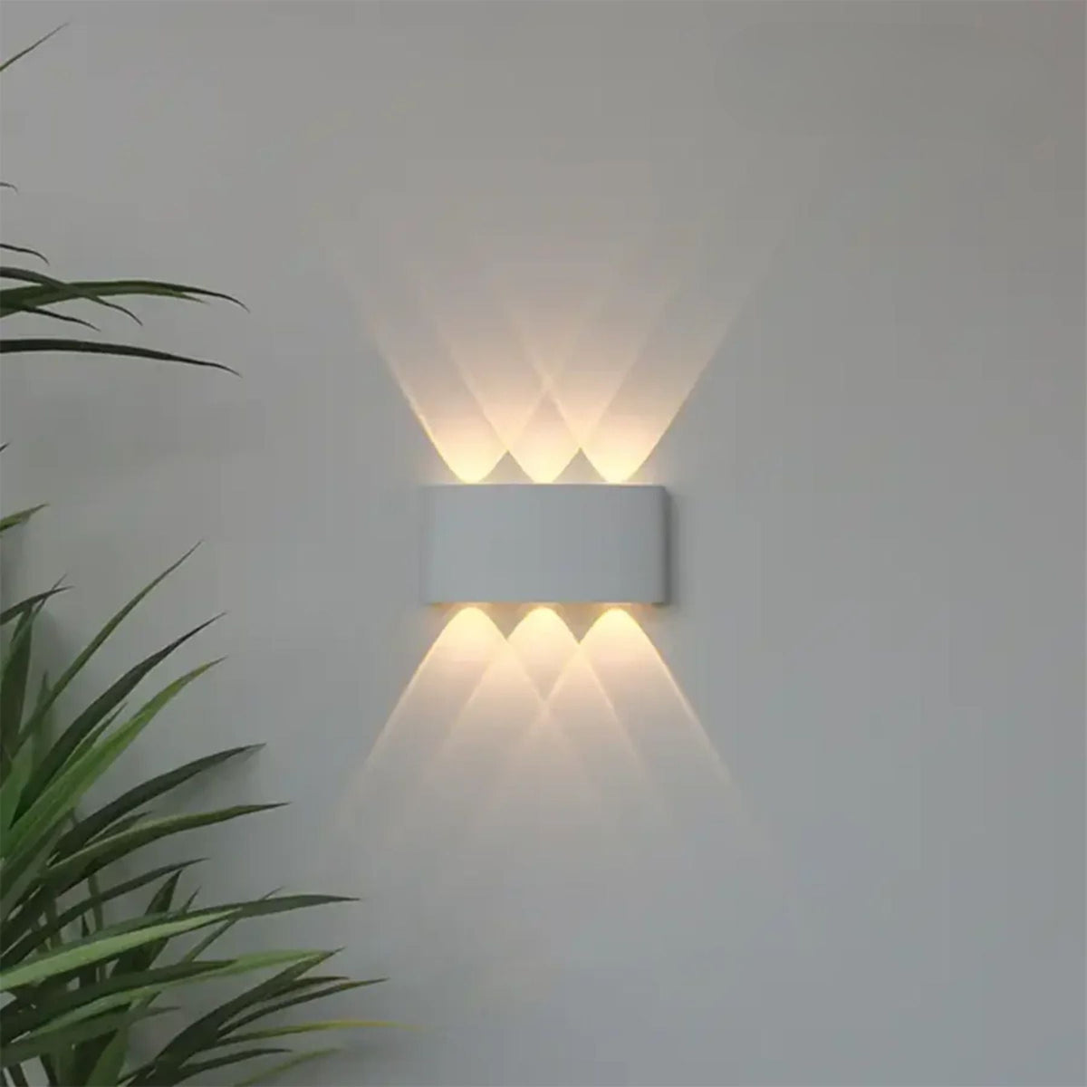 Geometric Up-Down LED Outdoor Wall Light – view 9 | BROKLEN