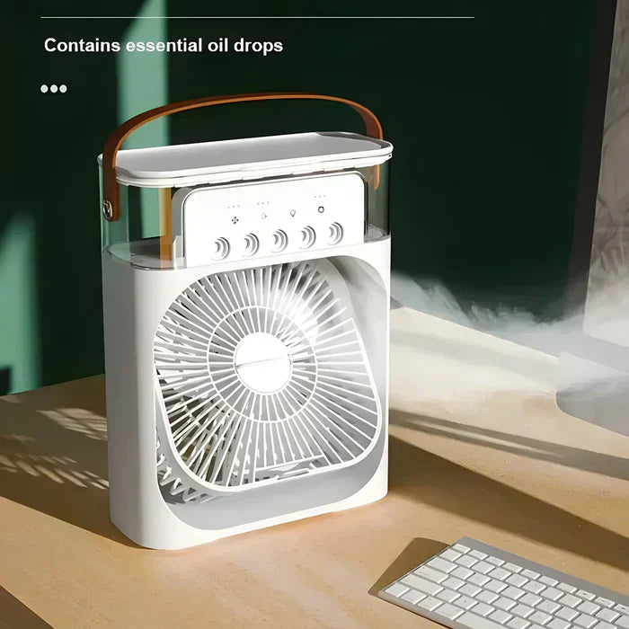 3-in-1 Fan with 7-Colour LED Light – BreezeMaster Pro