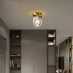 Mini Crystal Flush Mount Chandelier – view 4 | BROKLEN
