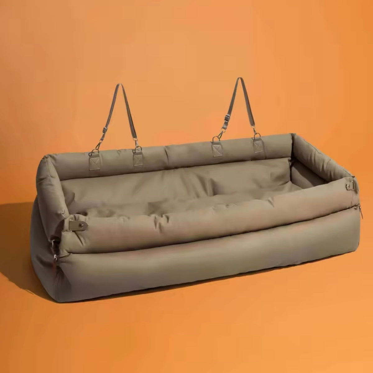 Dog Car Seat Booster – Faux Leather with Plush Padding & Non-Slip Base | BROKLEN - view 13