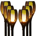 Solar Flickering Flame Garden Light – view 2 | BROKLEN
