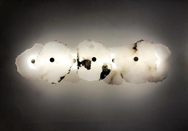 Organic Stone-Look LED Wall Sconce – view 26 | BROKLEN