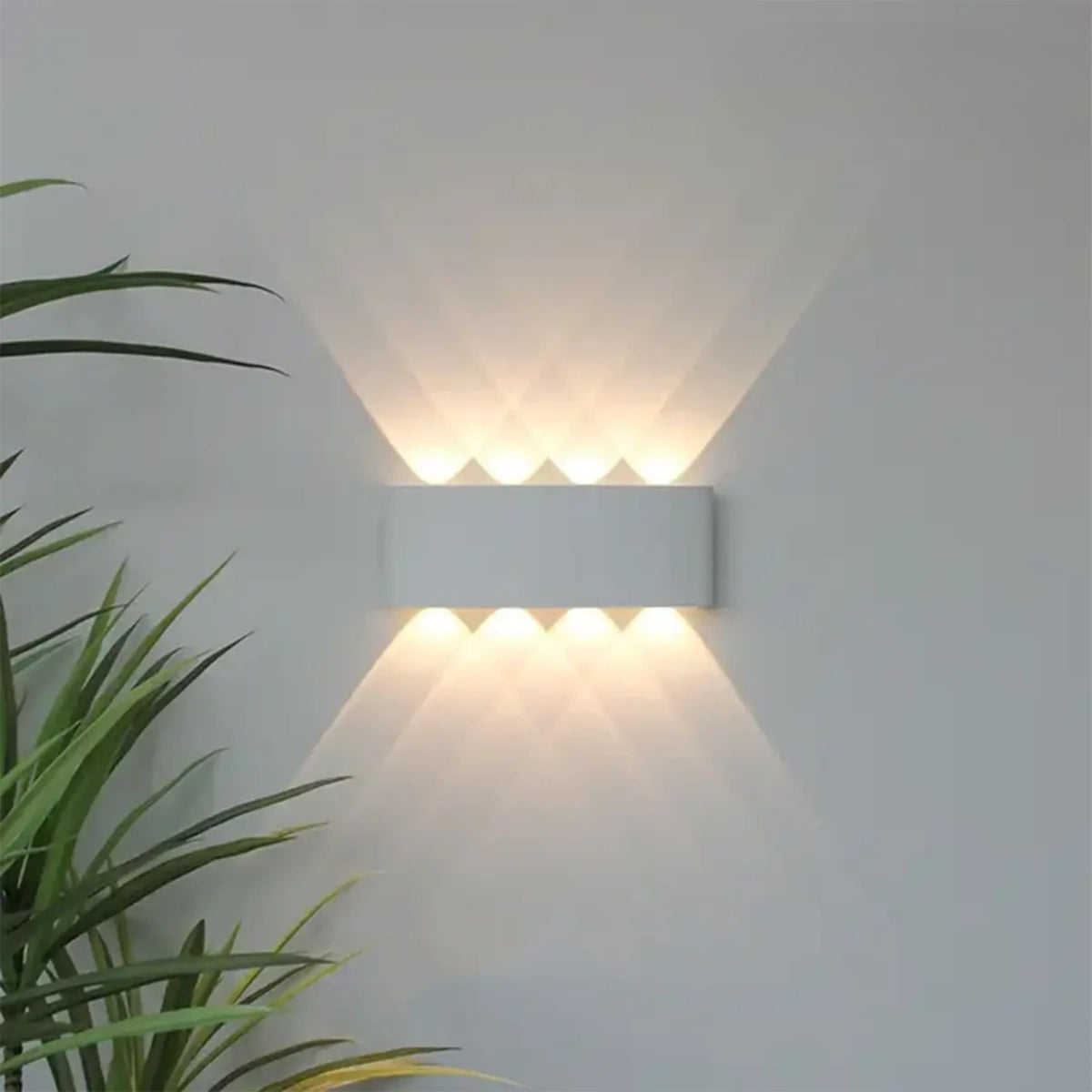 Geometric Up-Down LED Outdoor Wall Light – view 12 | BROKLEN