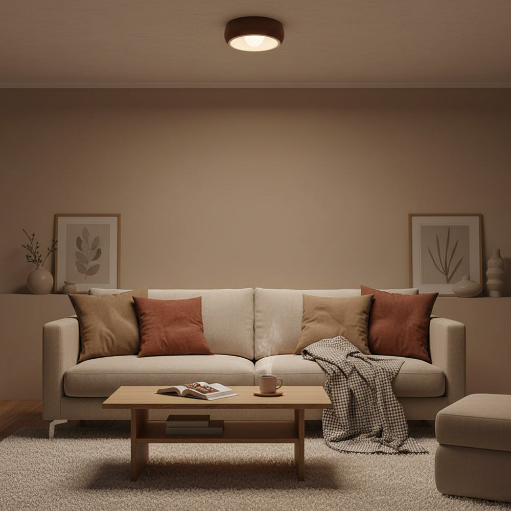 Round Wabi-Sabi LED Ceiling Light – view 11 | BROKLEN