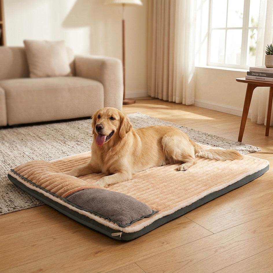 Memory Foam Dog Mat – Ergonomic Support & Removable Washable Cover | BROKLEN