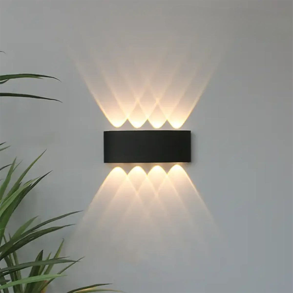 Geometric Up-Down LED Outdoor Wall Light – view 10 | BROKLEN