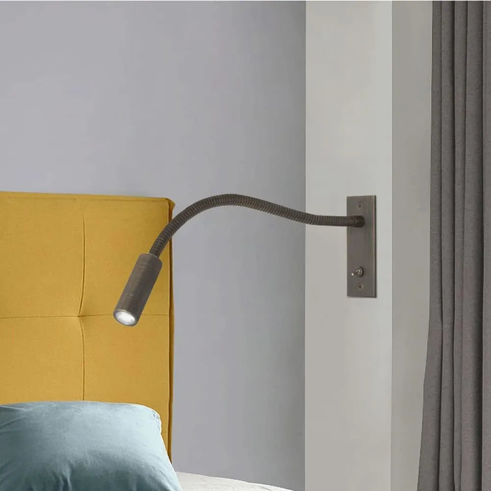 Flexible Gooseneck LED Wall Reading Light – view 4 | BROKLEN