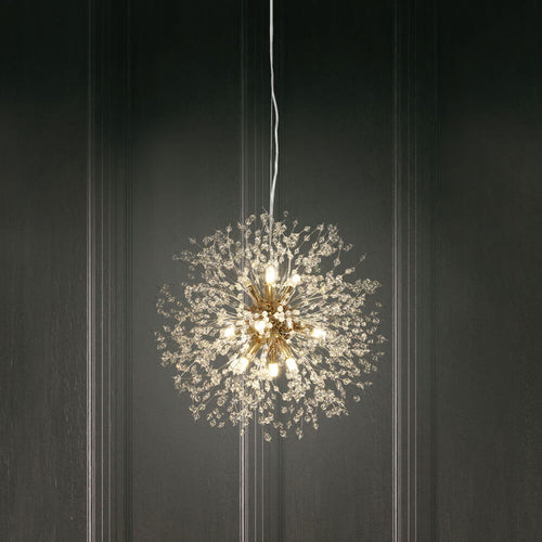 9 Light Crystal Sputnik Chandelier