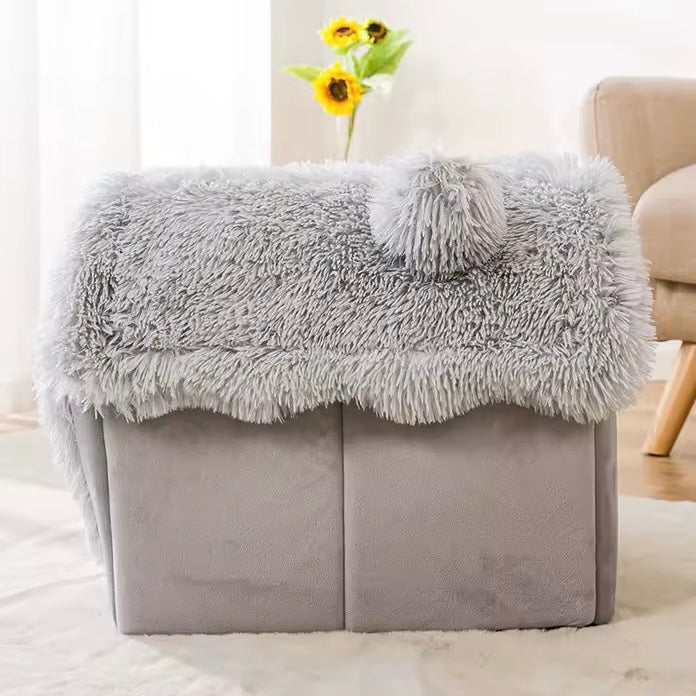 Pet Bed for Dogs & Cats – Soft Fleece Cover & Non-Slip Base | BROKLEN - view 5