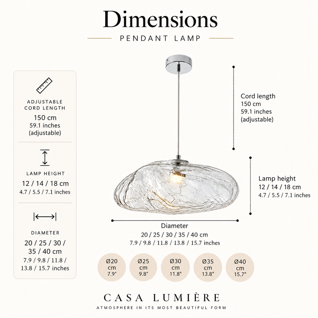 Glass Cloud Pendant Light – view 10 | BROKLEN