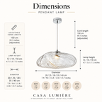 Glass Cloud Pendant Light – view 10 | BROKLEN
