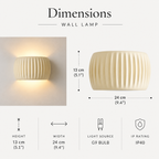 Art Deco Resin Wall Light – view 12 | BROKLEN