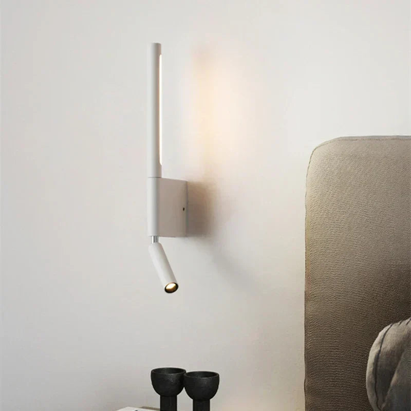 Adjustable LED Bedside Reading Wall Light – view 5 | BROKLEN