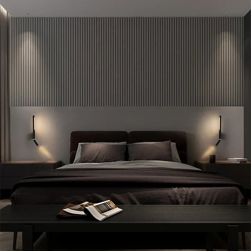 Adjustable LED Bedside Reading Wall Light – view 3 | BROKLEN