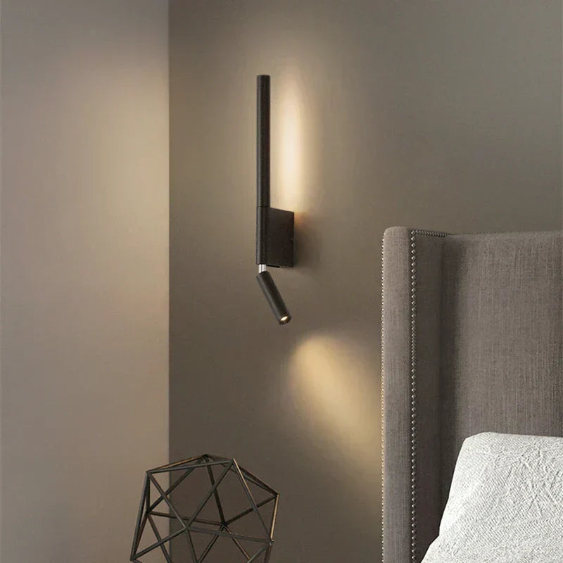 Adjustable LED Bedside Reading Wall Light – view 4 | BROKLEN