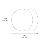 Japandi Travertine Stone-Effect Wall Light – view 8 | BROKLEN