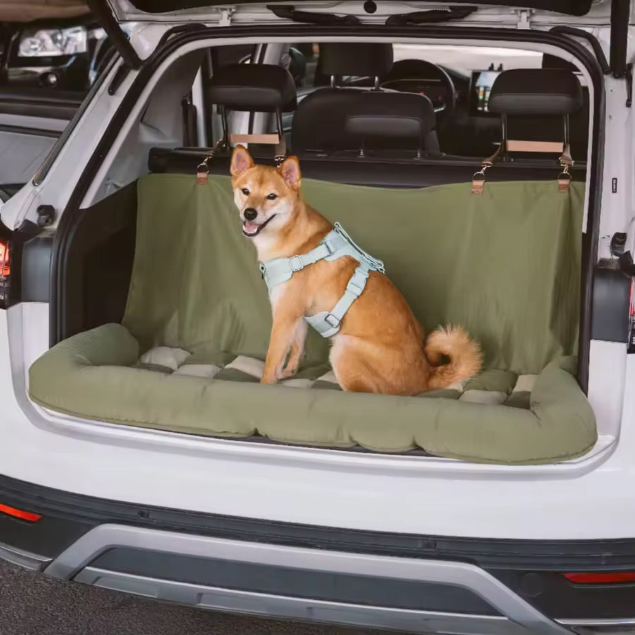 Large Dog Car Seat Bed – Waterproof & Bolstered with Anti-Slip Base | BROKLEN - view 2