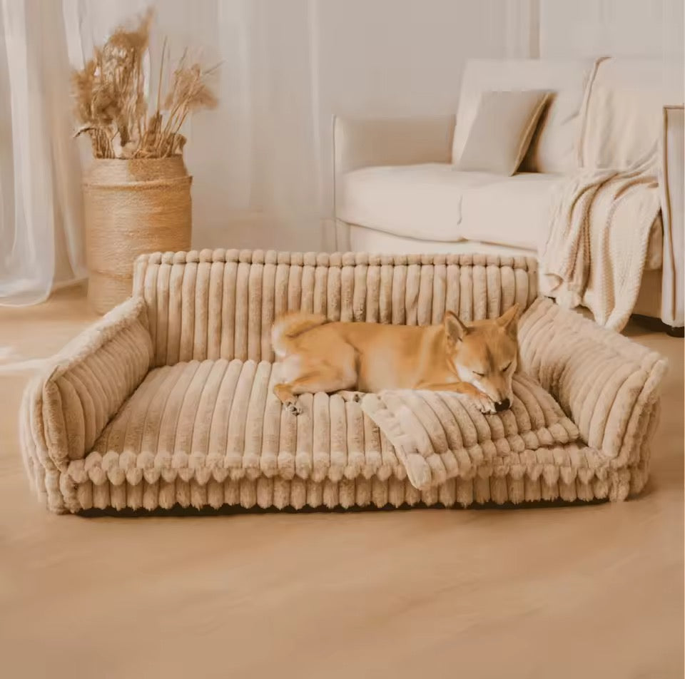 Orthopedic Dog Bed with Elevated Headrest & Joint Support | BROKLEN