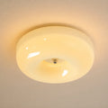 Bauhaus Milk Glass Flush Mount Ceiling Light – view 13 | BROKLEN