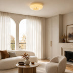 Bauhaus Milk Glass Flush Mount Ceiling Light – view 11 | BROKLEN