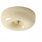 Bauhaus Milk Glass Flush Mount Ceiling Light – view 18 | BROKLEN