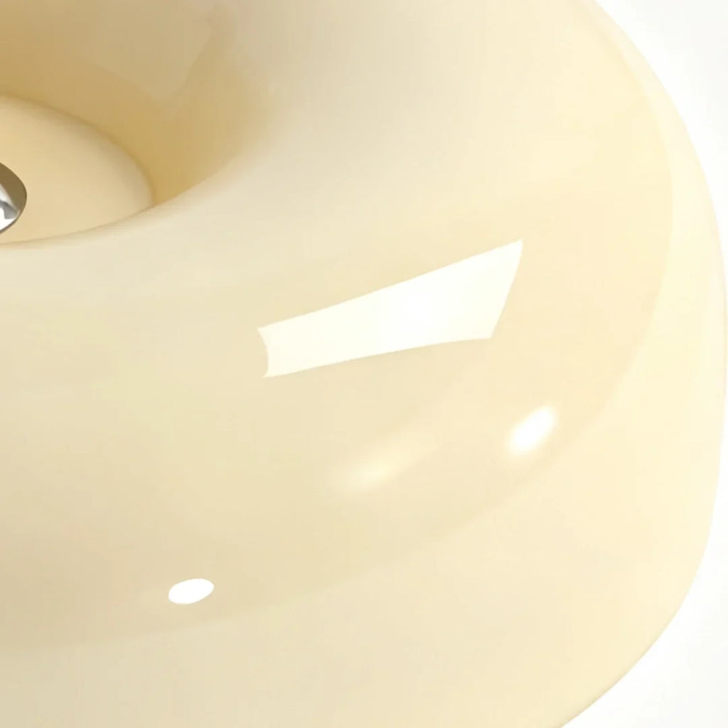 Bauhaus Milk Glass Flush Mount Ceiling Light – view 16 | BROKLEN