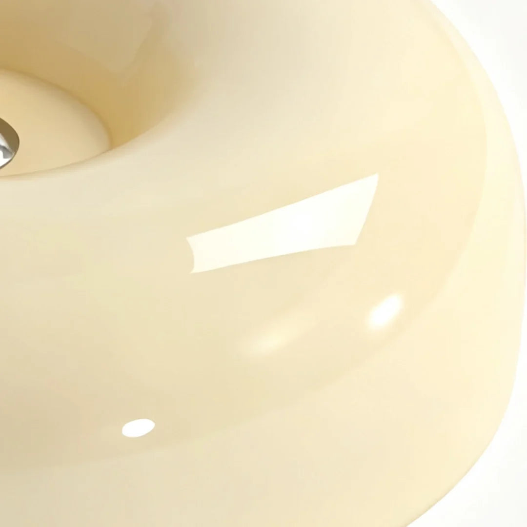 Bauhaus Milk Glass Flush Mount Ceiling Light – view 16 | BROKLEN
