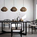Boho Rattan Pendant Light – view 4 | BROKLEN