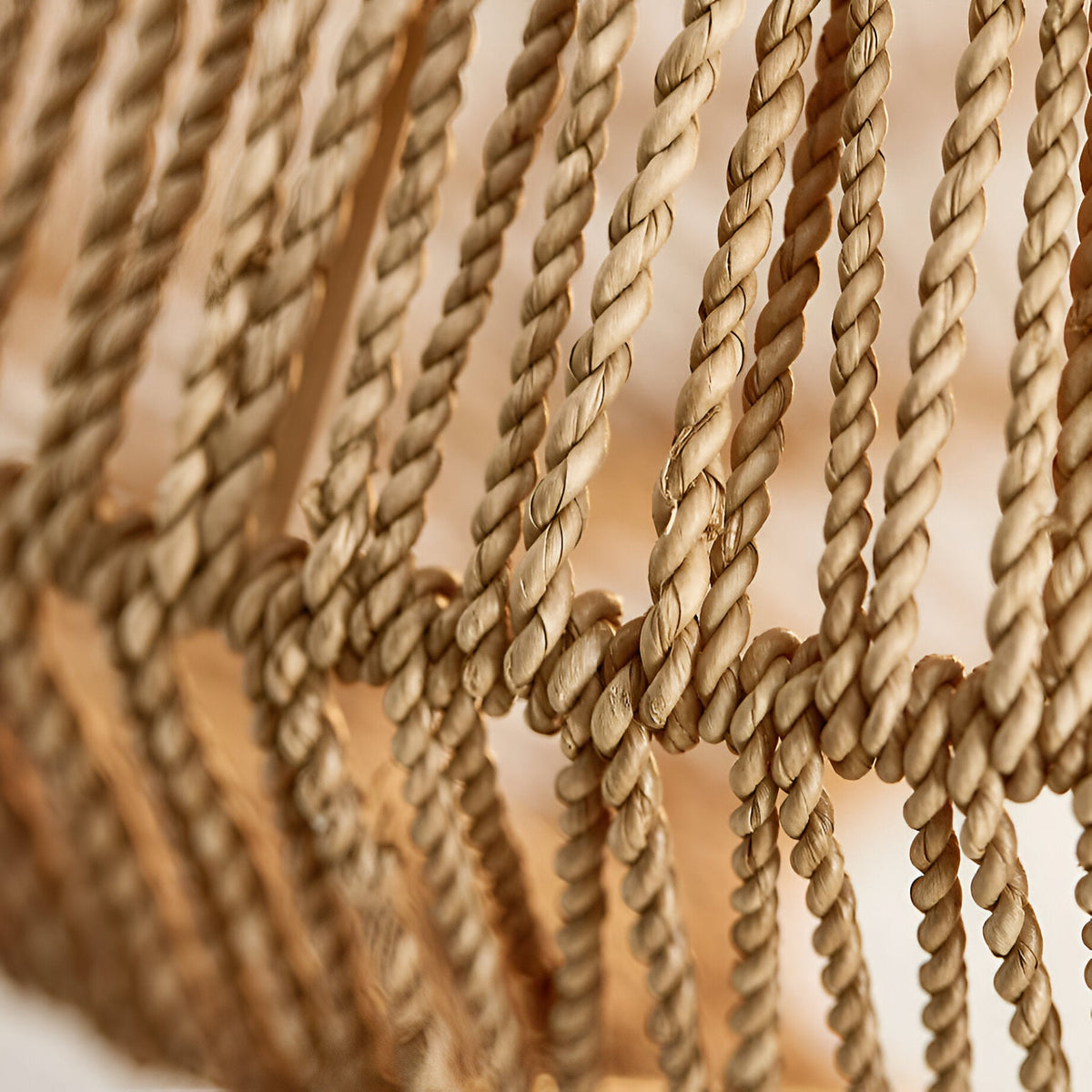 Boho Rattan Pendant Light – view 6 | BROKLEN