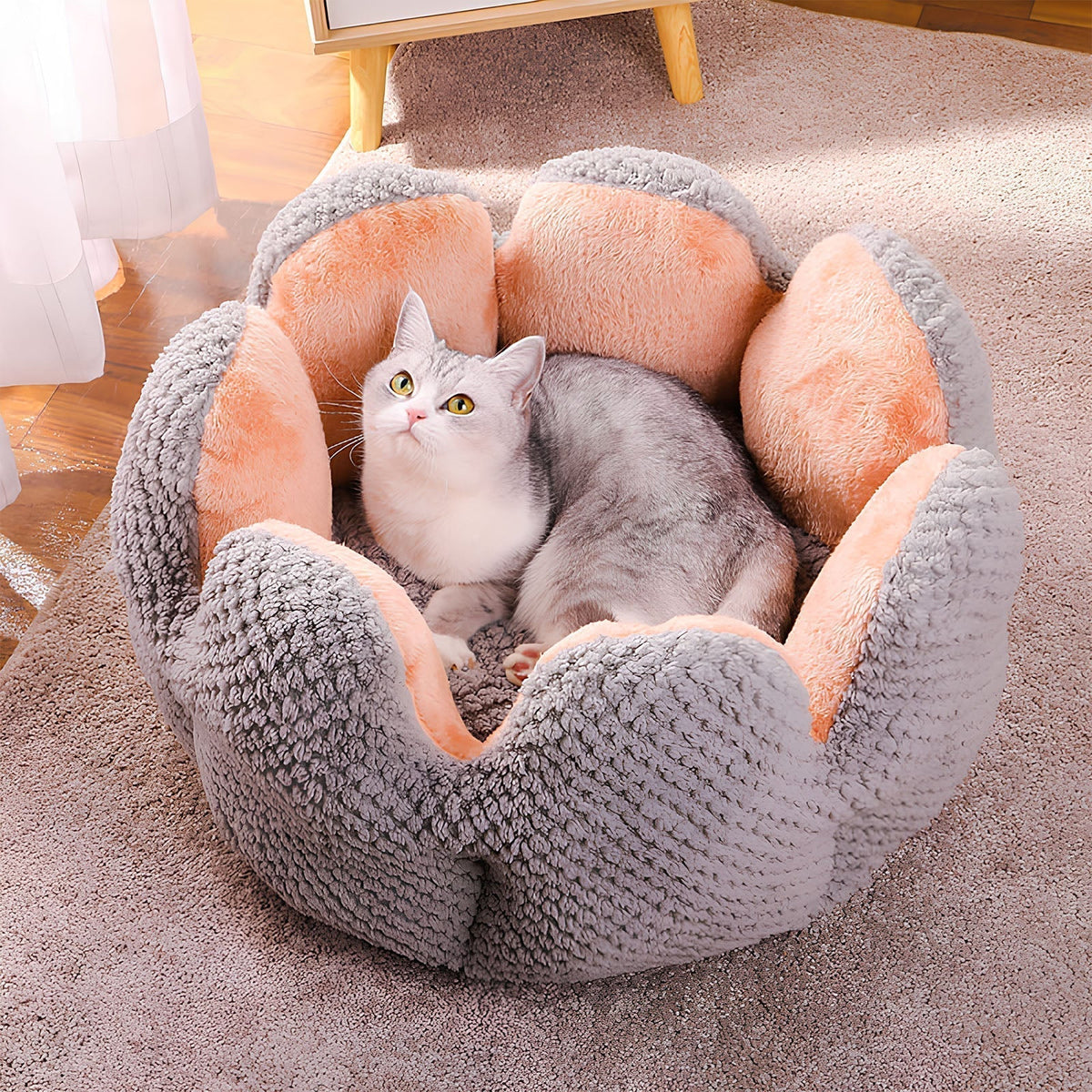 Cactus Pet Bed – Soft Plush with Cozy Enclosed Design for Cats & Small Dogs | BROKLEN - view 5