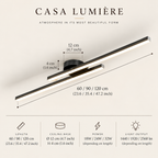 Linear LED Ceiling Light – Modern Aluminium – view 10 | BROKLEN