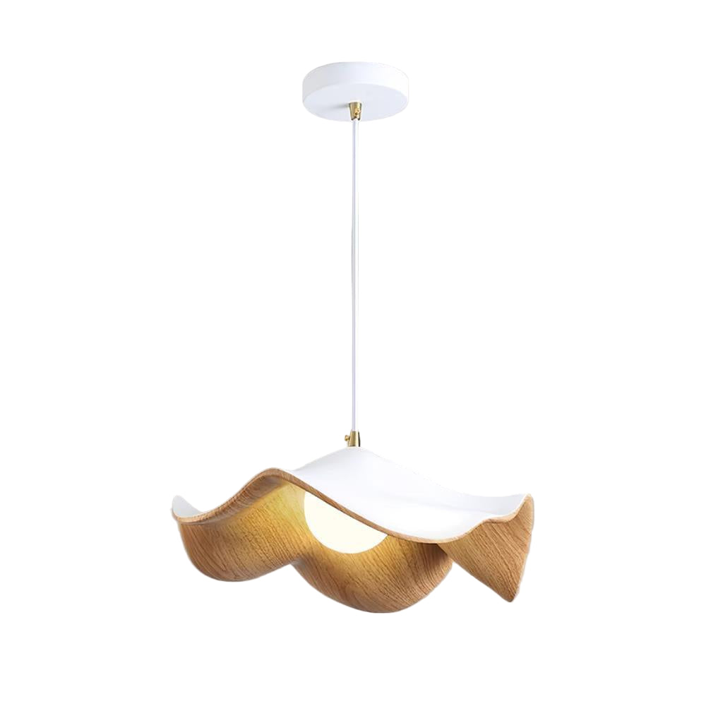 Lotus Resin Pendant Light – Organic Form – view 10 | BROKLEN