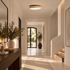 Travertine LED Ceiling Light – Japandi – view 2 | BROKLEN