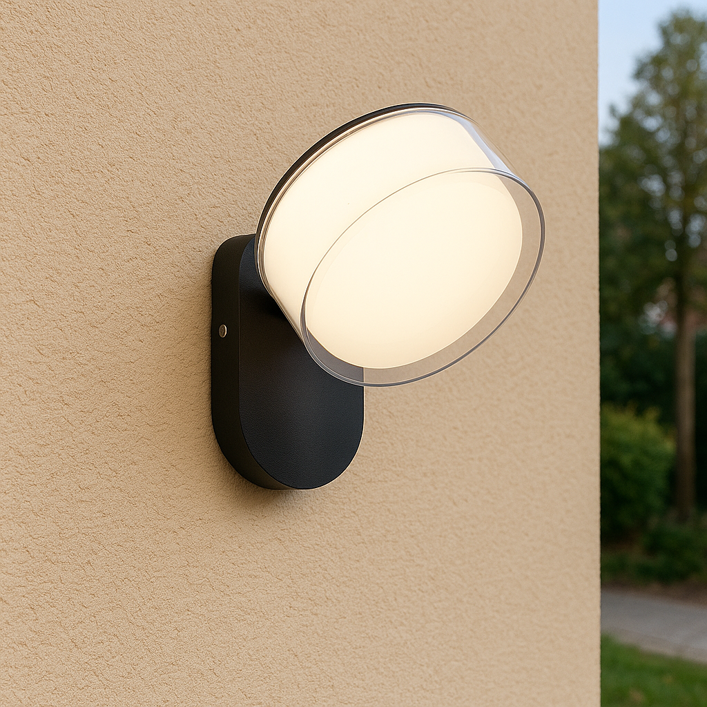 Modern Adjustable LED Outdoor Wall Spotlight – view 5 | BROKLEN