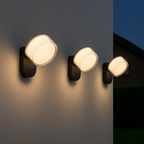 Modern Adjustable LED Outdoor Wall Spotlight – view 2 | BROKLEN