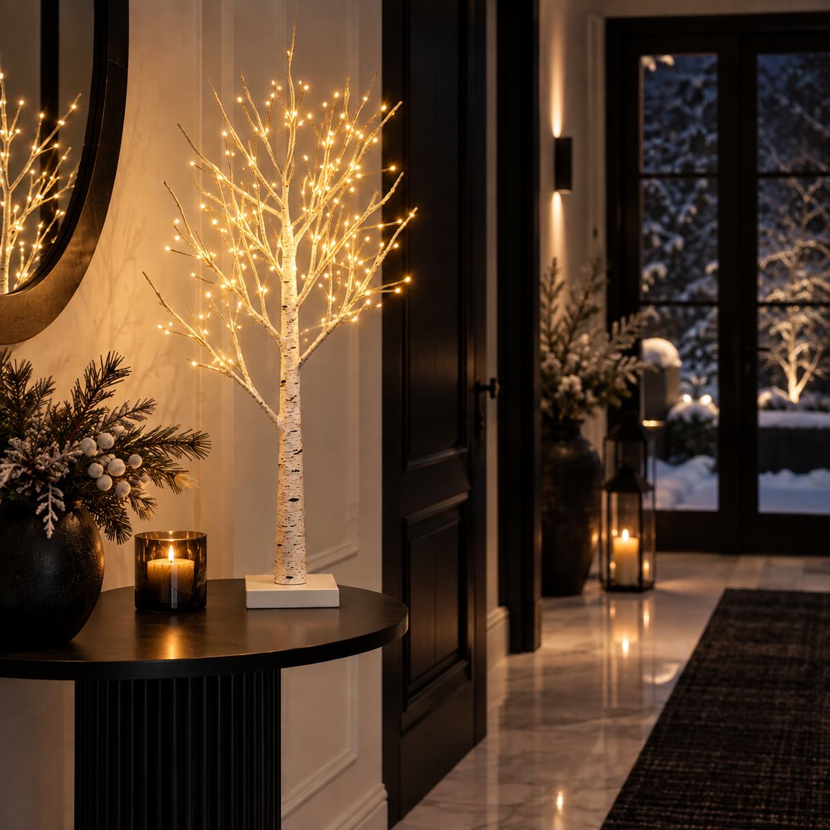 Light-Up Birch Tree – 55 cm – view 2 | BROKLEN