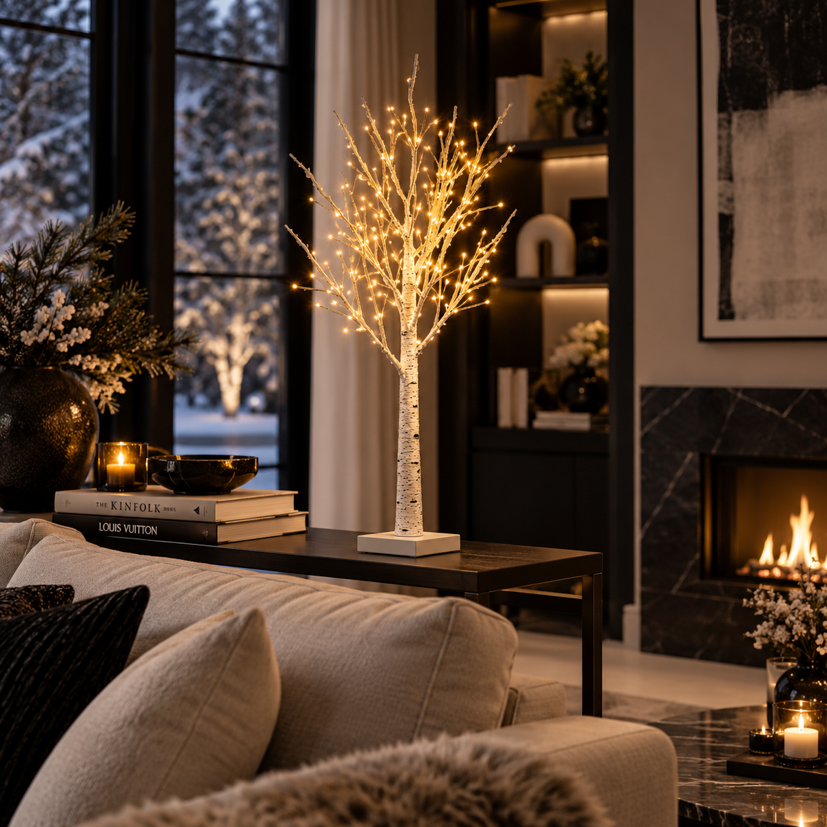 Light-Up Birch Tree – 55 cm – view 3 | BROKLEN