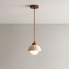 Mushroom Stone Pendant Light – view 3 | BROKLEN