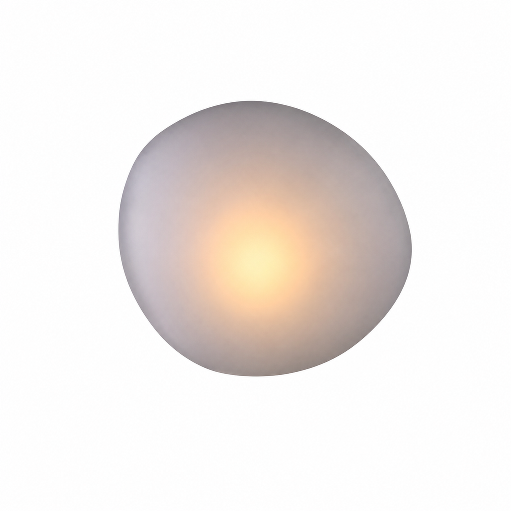 Organic Glass Pebble Wall Light – view 26 | BROKLEN