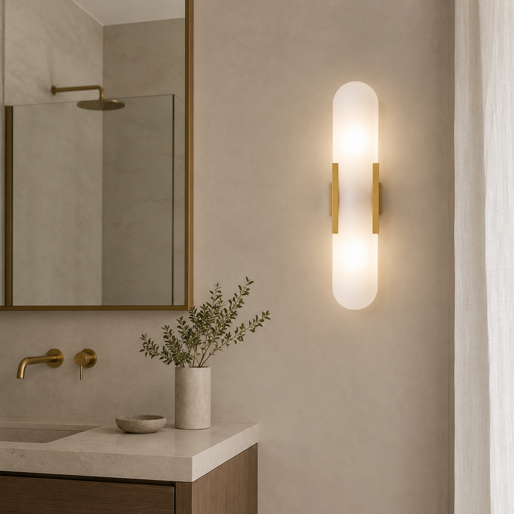 Nordic Alabaster Wall Light – view 7 | BROKLEN