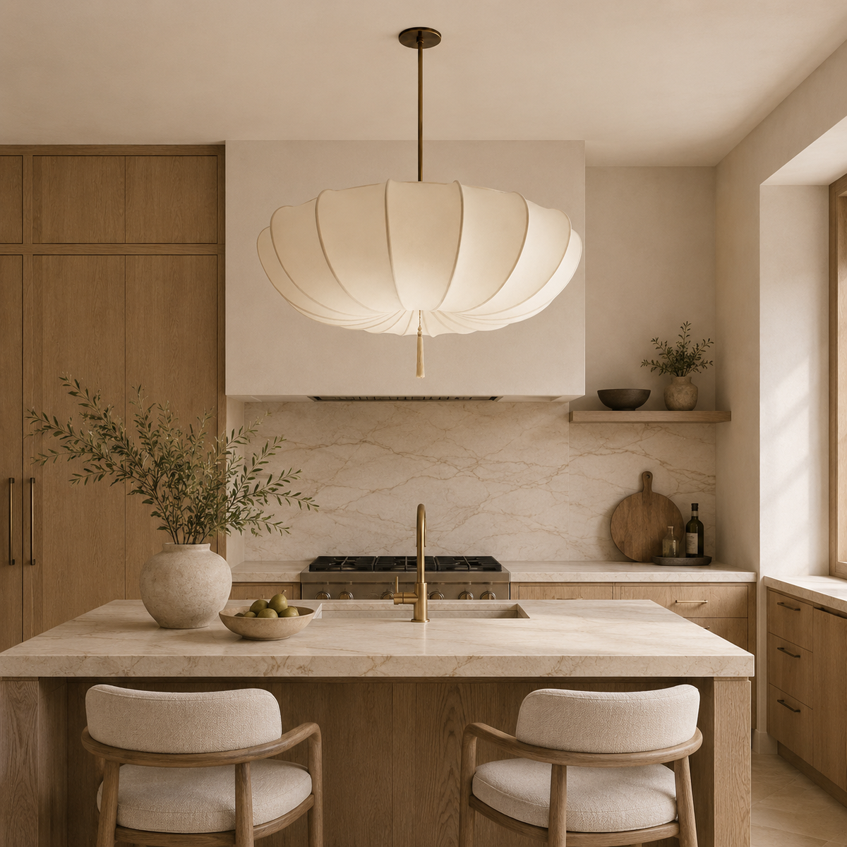 Parisian Layered Pendant Light – view 3 | BROKLEN
