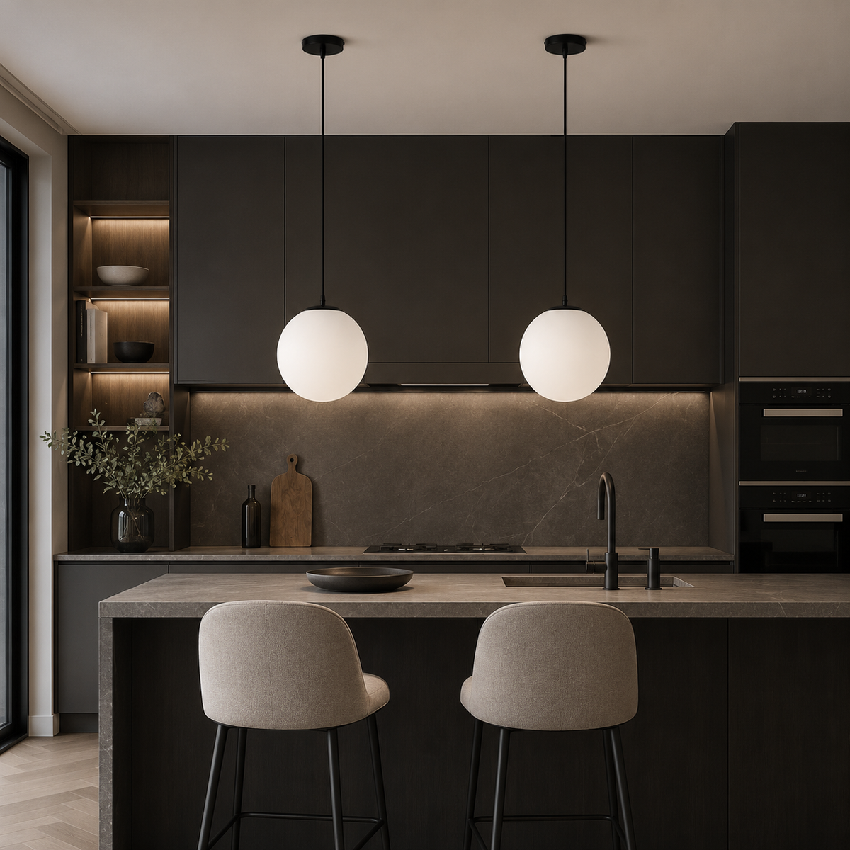 Nordic Globe Pendant Light – Minimalist – view 5 | BROKLEN