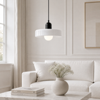 Retro Coloured Glass Disc Pendant Light – view 4 | BROKLEN