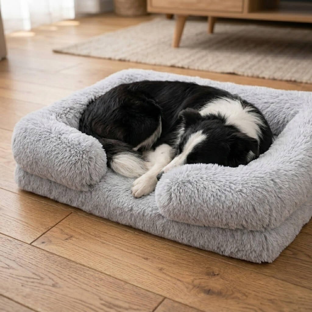Orthopedic Dog Bed with High-Density Foam & Bolster Support – Large Size for Joint Relief | BROKLEN - view 4