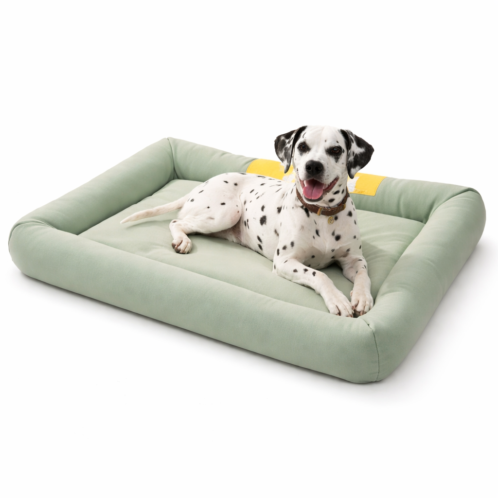 Cooling Dog Bed | Waterproof Design with Breathable Cooling Technology | Plush Comfort for Summer Relaxation | BROKLEN