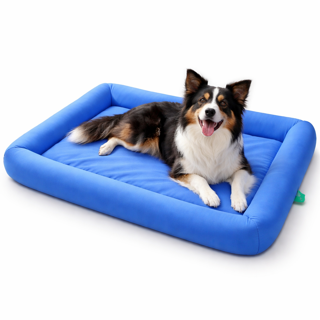 Cooling Dog Bed | Waterproof Design with Breathable Cooling Technology | Plush Comfort for Summer Relaxation | BROKLEN - view 4