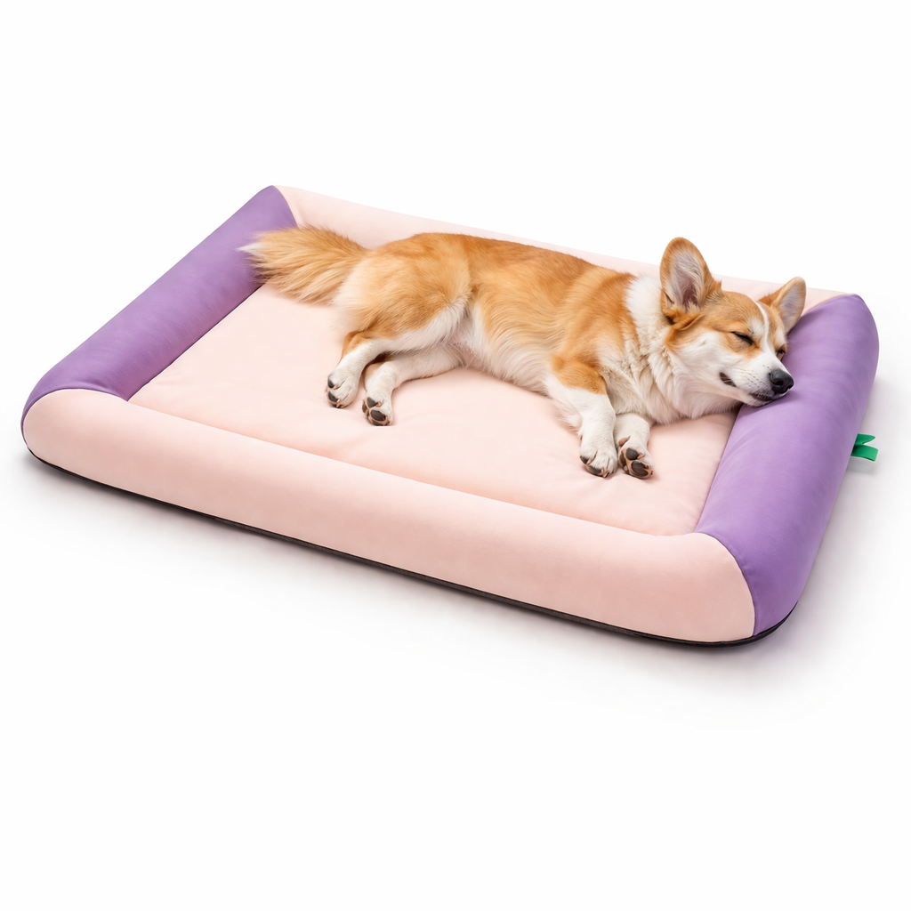 Cooling Dog Bed | Waterproof Design with Breathable Cooling Technology | Plush Comfort for Summer Relaxation | BROKLEN - view 6